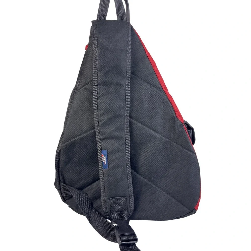 Cleveland Cavaliers Sling Backpack Red Black‎ Team Logo One Adjustable Strap